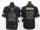 Nike Packers 12 Aaron Rodgers Black Gold Throwback Vapor Untouchable Limited Jersey,baseball caps,new era cap wholesale,wholesale hats